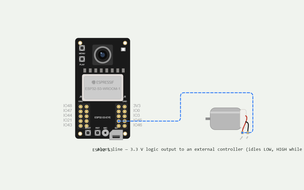 Wiring diagram for Doveyes AI Vision Security Camera