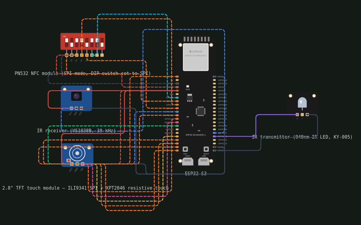 Wiring diagram for PlatyPulse